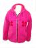 Fleece Lined Dark Pink Daisy Handknitted Woollen Jacket - Fair Trade