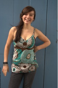 Bold Geometric Shaped Lucy Blouse - Fair Trade 100% Cotton Bold Geometric Shaped Lucy Blouse - Fair Trade 100% Cotton