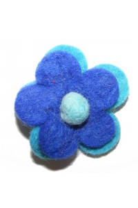 Hand made Felt Daisy Flower Hair Accessory - Fair Trade Hand made Felt Daisy Flower Hair Accessory - Fair Trade