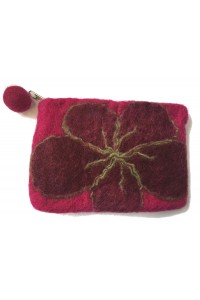 Extra Large Felt Flower purse - Handmade - 100% wool - various colours - Fairtrade Extra Large Felt Flower purse - Handmade - 100% wool - various colours - Fairtrade