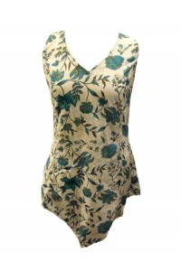 100% Cotton Emma Beautiful Flower Print Sleeveless Hankerchief Top - Fair Trade 100% Cotton Emma Beautiful Flower Print Sleeveless Hankerchief Top - Fair Trade