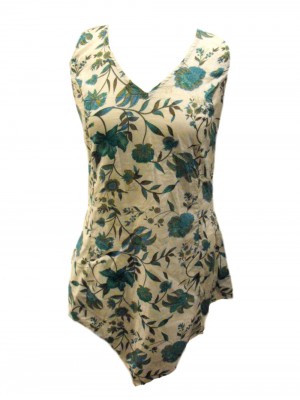 100% Cotton Emma Beautiful Flower Print Sleeveless Hankerchief Top - Fair Trade 100% Cotton Emma Beautiful Flower Print Sleeveless Hankerchief Top - Fair Trade