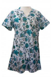 100% Cotton Emma Beautiful Flower Print Kaftan Top - Fair Trade 100% Cotton Emma Beautiful Flower Print Kaftan Top - Fair Trade