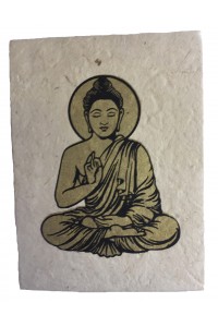 Fair Trade Large Handmade Nepali Lokta Paper Lord Buddha Notebook
