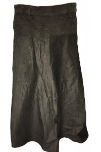 Fair Trade Fashionable Corduroy Annie Maxi Skirt - Khaki 