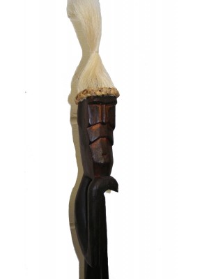 Fair Trade Hand Carved Wooden Papua Tribal Warrior Carving / Sculpture  - choice of 2 sizes