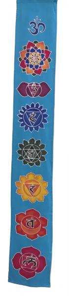 Batik Seven Chakra Hanging - Hand made in Bali - 5 colours /  2 sizes - Fair Trade 