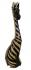 Fair Trade Hand Carved Wooden Sitting Zebras - choice of 3 sizes