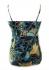 Ethnic Bold Flower Print Blue & White  Natasha Strappy Top- Fair Trade 100% Cotton