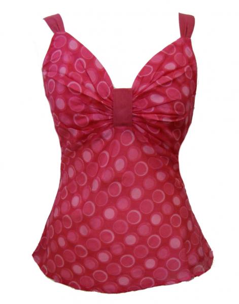 100% Cotton Beautiful Geometric Print Karen Strappy Top - Fair Trade