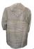 Handspun Cotton Nepalese Baja Jerga Style Hoodie - Green / White Stripes - Fair Trade