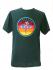 Fair Trade Embroidered Classic Kathmandu T Shirt ( Green T Shirt)