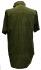 Light Green / Dark Green Striped Blockprint Cotton Mens Short Sleeve Shirt - Fair Trade