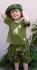 Kids Olive Green Classic Giraffe Design Shorts Ages 1 - 5 - Fair Trade