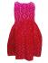 100% Cotton Classic Pink Heart Print Emily Little Girls Dress - Fair Trade