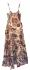 Bold Ethnic Print 100% Cotton Cream Annabel Summer Maxi Dress - Fair Trade