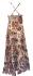 Bold Ethnic Print 100% Cotton Cream Annabel Summer Maxi Dress - Fair Trade